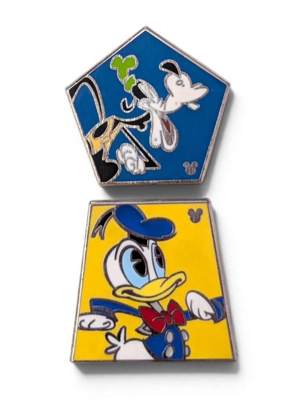 Goofy and Donald Duck Disney Pins: Modern Best Friends Shapes